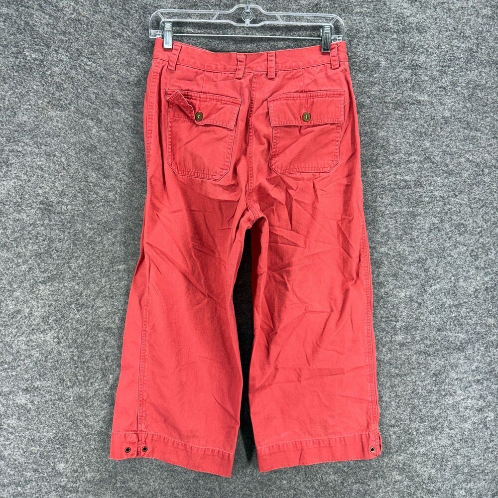Jones New York Jeans Women 4 Pink Denim Medium Wash High Rise Wide Leg Pockets - Picture 2 of 8